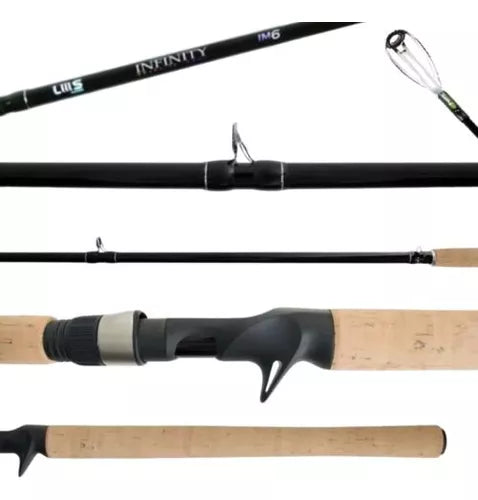 Vara De Pesca Lumis Infinity Black 7'6-60lbs - Carretilha 2p