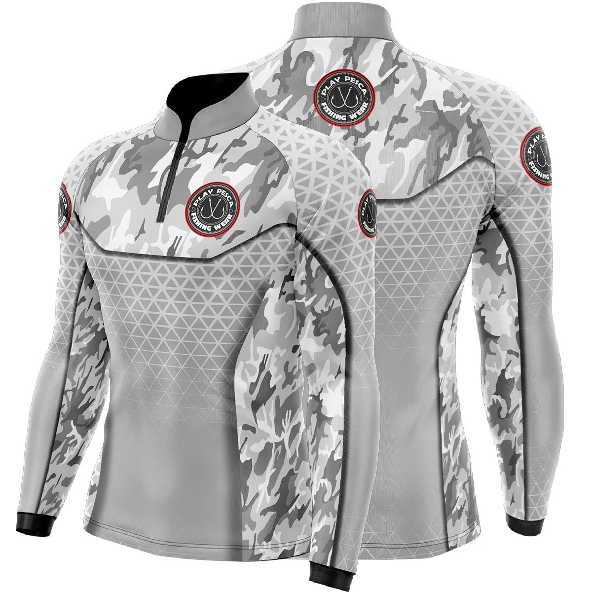 Camisa de pesca CammoWhite