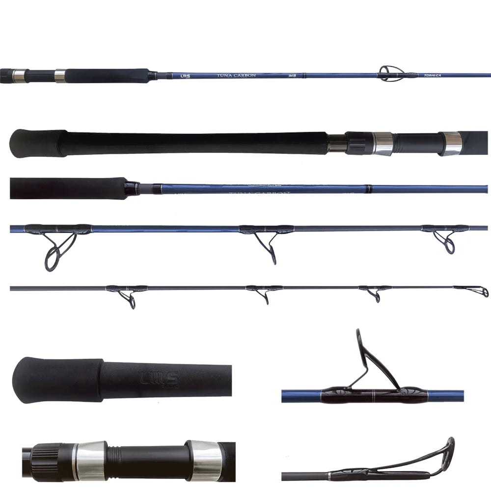 Vara Lumis Tuna Carbon TCS76402 7'6''(2,29m) 20-40lb (Molinete) 2 Partes (Up-set)
