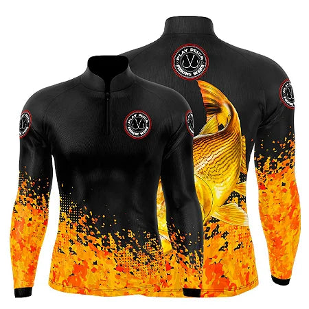 Camisa de pesca Dourado