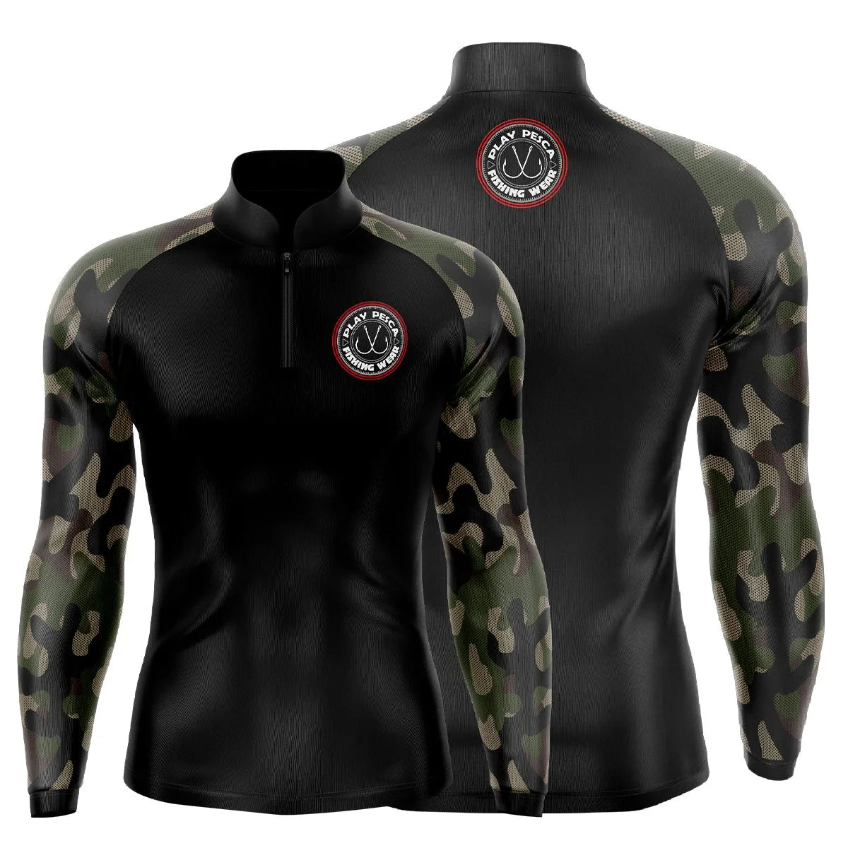 Camisa de pesca Camuflda Militar