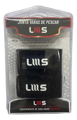 Junta Varas De Pesca Lumis Para Transporte Preto Com 2 Peças