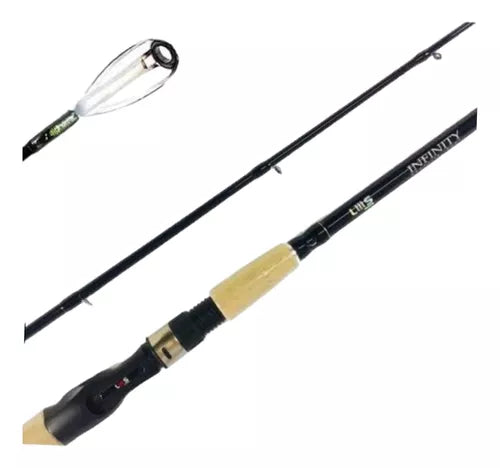 Vara De Pesca Lumis Infinity Black 7'6-60lbs - Carretilha 2p
