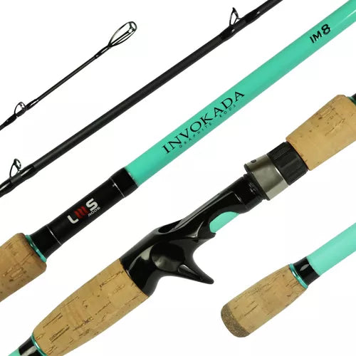Vara Lumis Invokada Pró 2.40m-50lbs - Azul - Carretilha - 2p Cor Azul-celeste